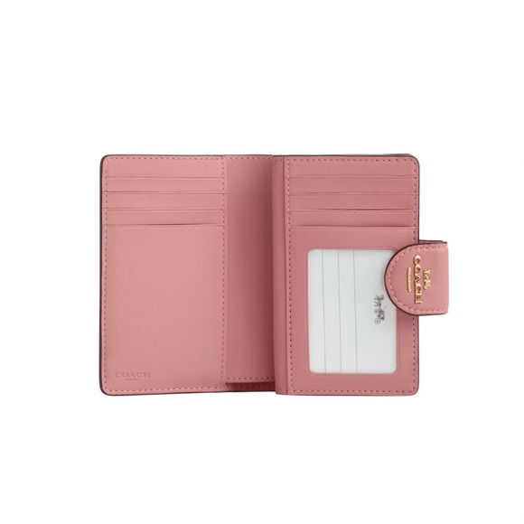 Coach Medium Corner Zip Wallet Pink Rivet - Picture 2 of 3